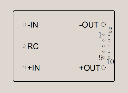 2828x-120x · 2025V2 · Pin-location drawing