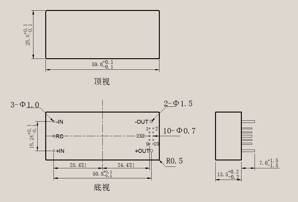 2828x-240x · 2025V2 · Mechanical dimensions